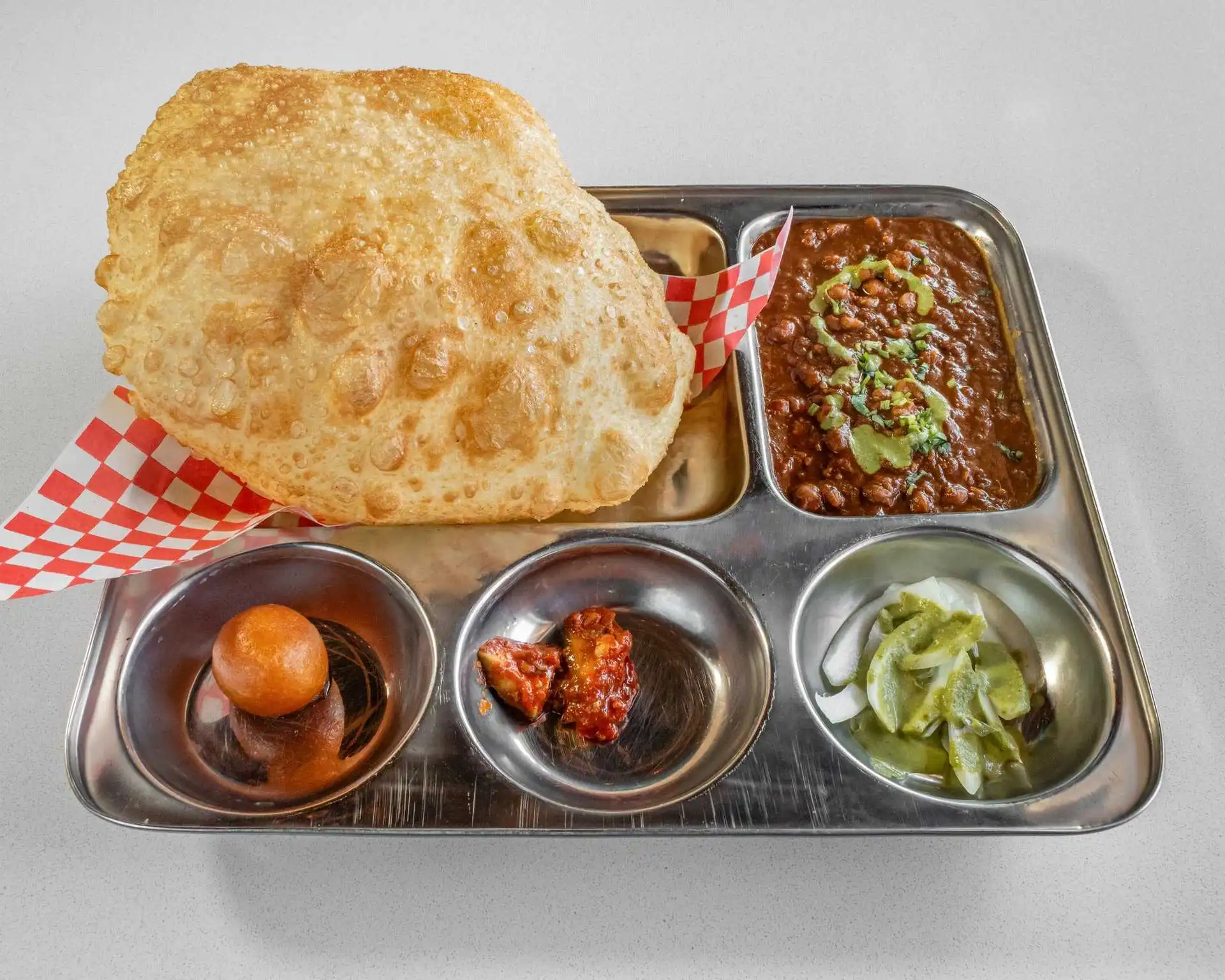 Chole Bhature at United Punjab Eatery & Grill in Winnipeg, MB